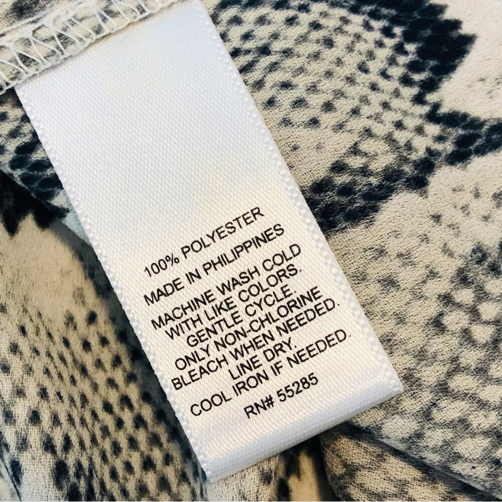 Express Signature Portofino Button Front Blouse S… - image 8